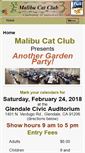 Mobile Screenshot of malibucatclub.com