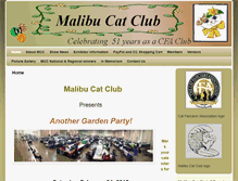 Tablet Screenshot of malibucatclub.com
